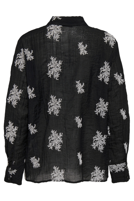 Jacqueline de Yong jdytheo l/s embroidery loose shirt